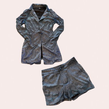 Set Due Pezzi Shimmer Blue