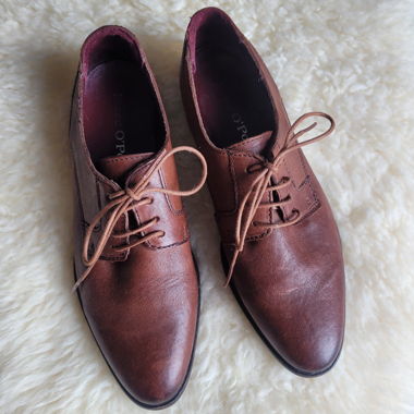 Marco Polo Oxfords in Pelle