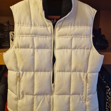 Reversible sleeveless down jacket size M