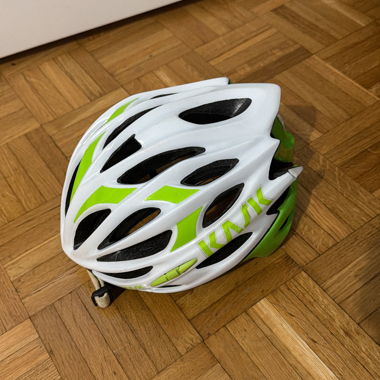 KANIK Bike Helmet green/white