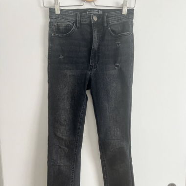 Schwarze Skinny-Jeans