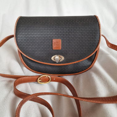 Vintage BALLY Schultertasche – Leder 