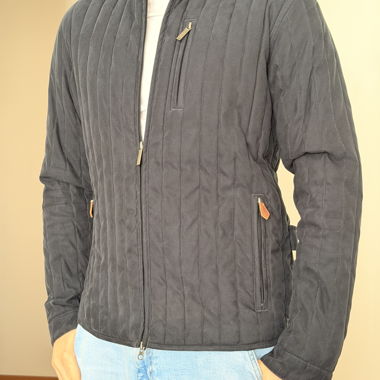 Veste matelassée bleue foncée Park Lane