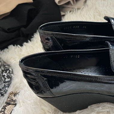 Schwarze pumps Schuhe 