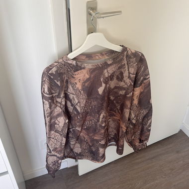 T-shirt Oversize Camo a maniche lunghe