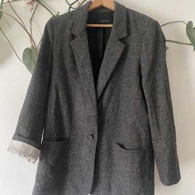 Blazer élégant en mélange de laine – Zara Basic Collection