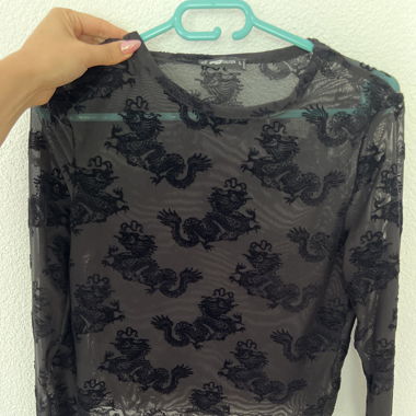 Maglione sottile, trasparente