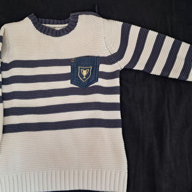 Pull enfant rayé Vertbaudet 4 ans