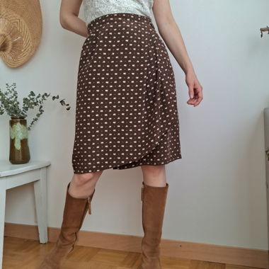 Vintage silk skirt