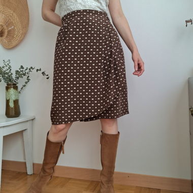 Vintage silk skirt