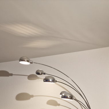 Stehlampe chrom marmor modern