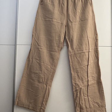 Beige casual pants