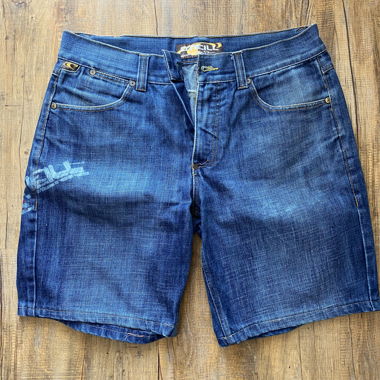 Short baggy en jean 