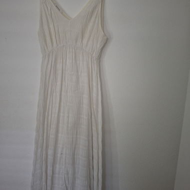 Abito lungo bianco Promod con spalline