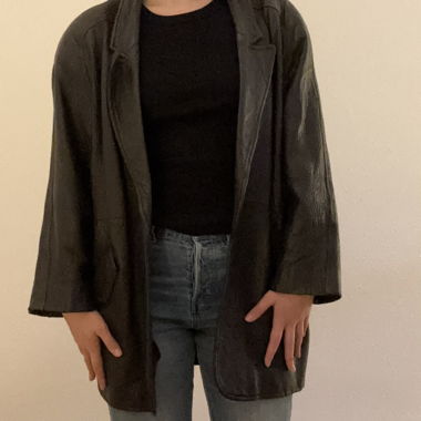 Lederjacke
