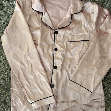 Pink pyjama set/button up