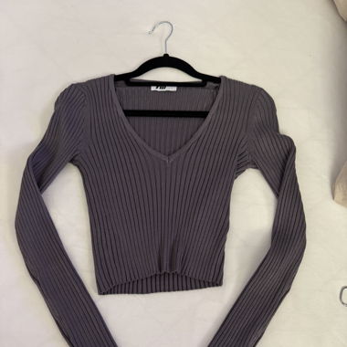 Geripptes Longsleeve
