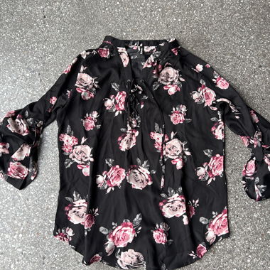 Blusa floreale Chicorée