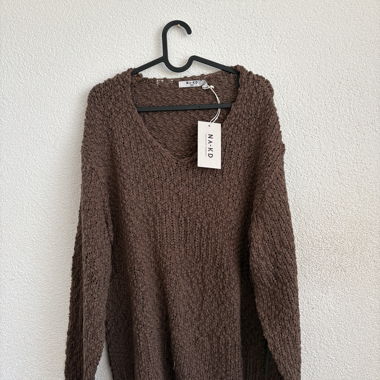 Pull en maille NA-KD - jupe marron
