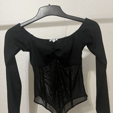 Body noir semi transparent