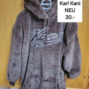 Felpa in peluche Karl Kani