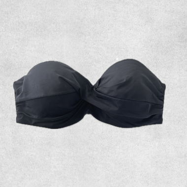 S. Oliver Bandeau Bikini Top black