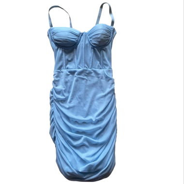 croset blue dress 