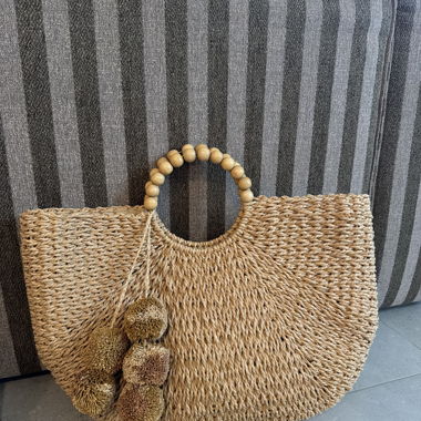 Geflochtene Strohtasche