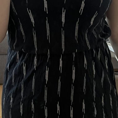Vestito estivo nero con motivo