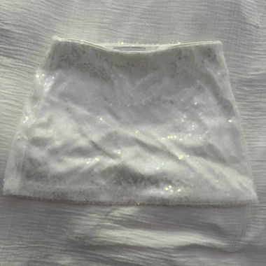 Bershka Sequin Mini Skirt