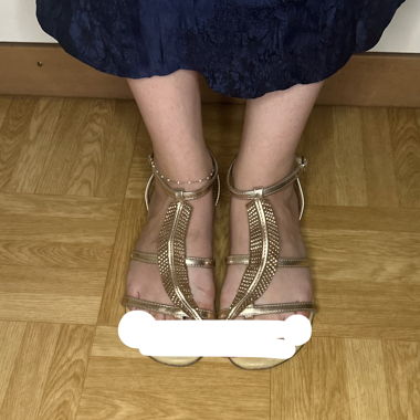 Sandalen rosegold