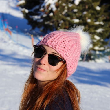 Bonnet mérinos barbapapa