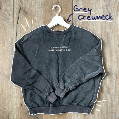 Grey Crewneck Sweater 