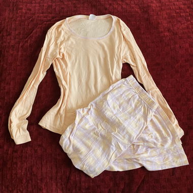 Lightweight two-piece pajama set