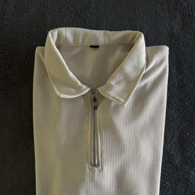 Polo T-Shirt S Cream / Beige
