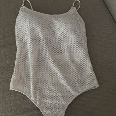 Costume da bagno intero bianco