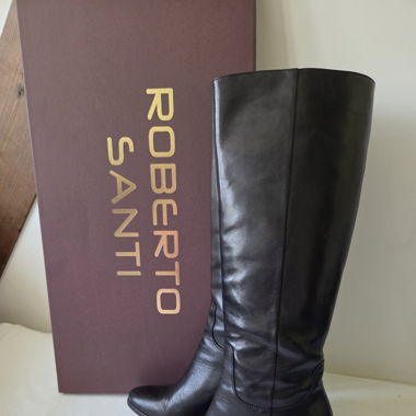Leather boots
