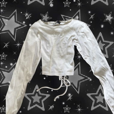 Top court blanc à lacets FB Sister XXS