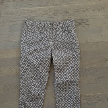 Stoffhose mit Muster, Grösse M