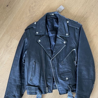 Vintage Lederjacke (echtes Leder)
