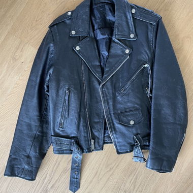 Vintage Lederjacke (echtes Leder)