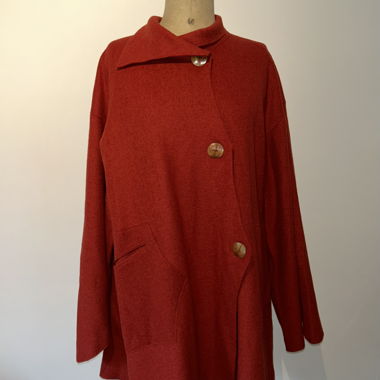 Manteau rouge Jacques Ruc