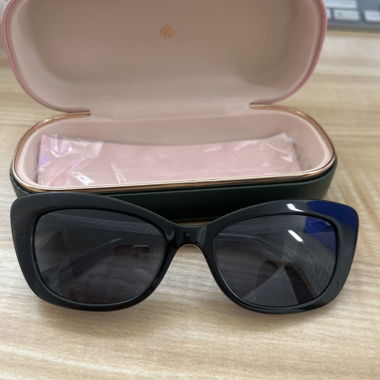 Black Cat-Eye Sunglasses kate spad