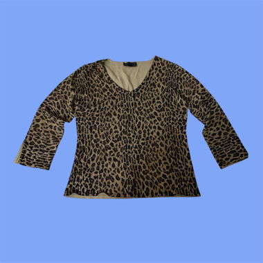 Leopardenmuster Top Kathleen Madden