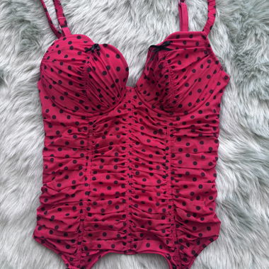 Red Polka-Dot Corset/Lingerie