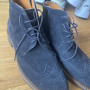 Blue Suede Boots
