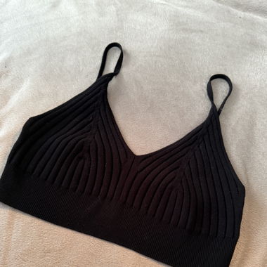 black H&M top