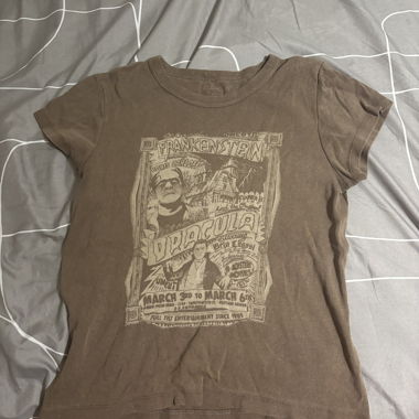 Brandy Melville T-Shirt mit Frankenstein-Grafik