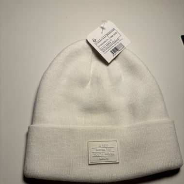 White beanie