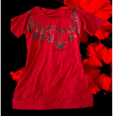 Armani Red T-Shirt
